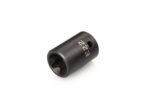 1/2 Inch Drive x E22 Shallow External Star Impact Socket